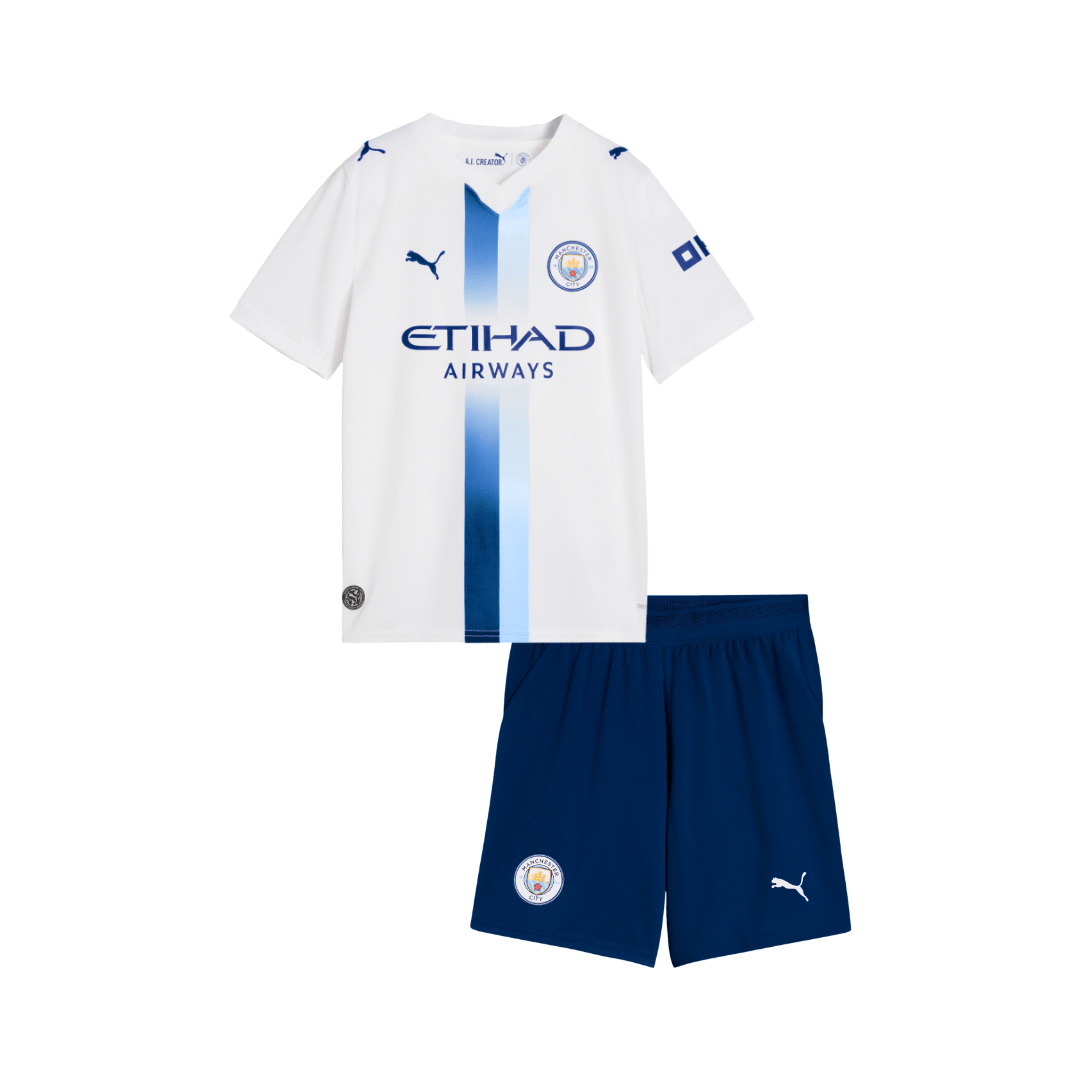 Manchester City Third Maillot Kit 2026/27 Enfant Blanc