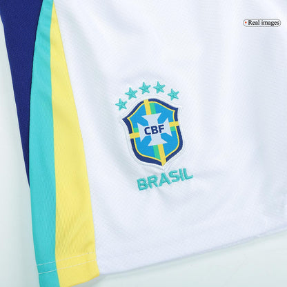 Brésil Extérieur Maillot Kit 2024 Enfant - Mon Maillot Foot Store