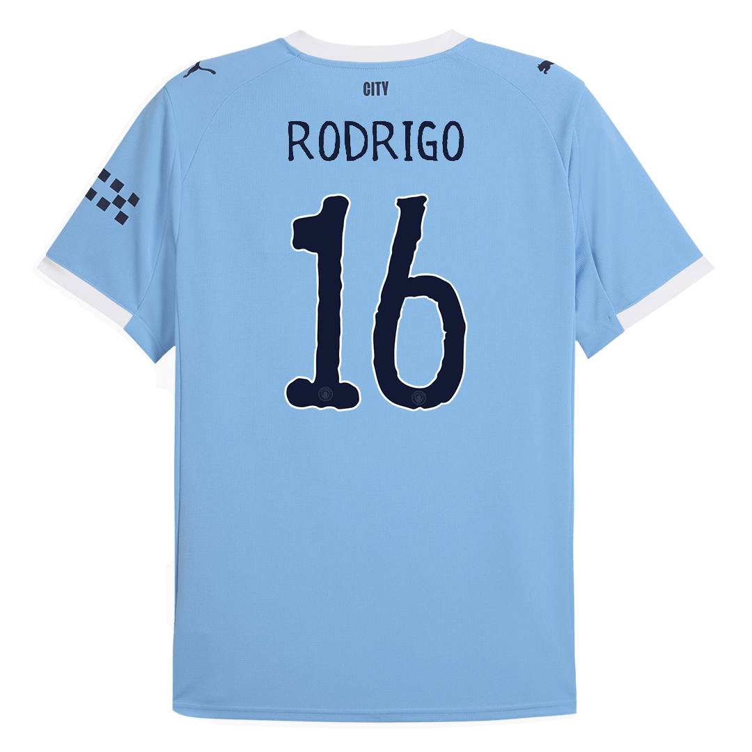 RODRIGO #16 Manchester City Domicile Maillot 2025/26 - Club World Cup Grande Taille