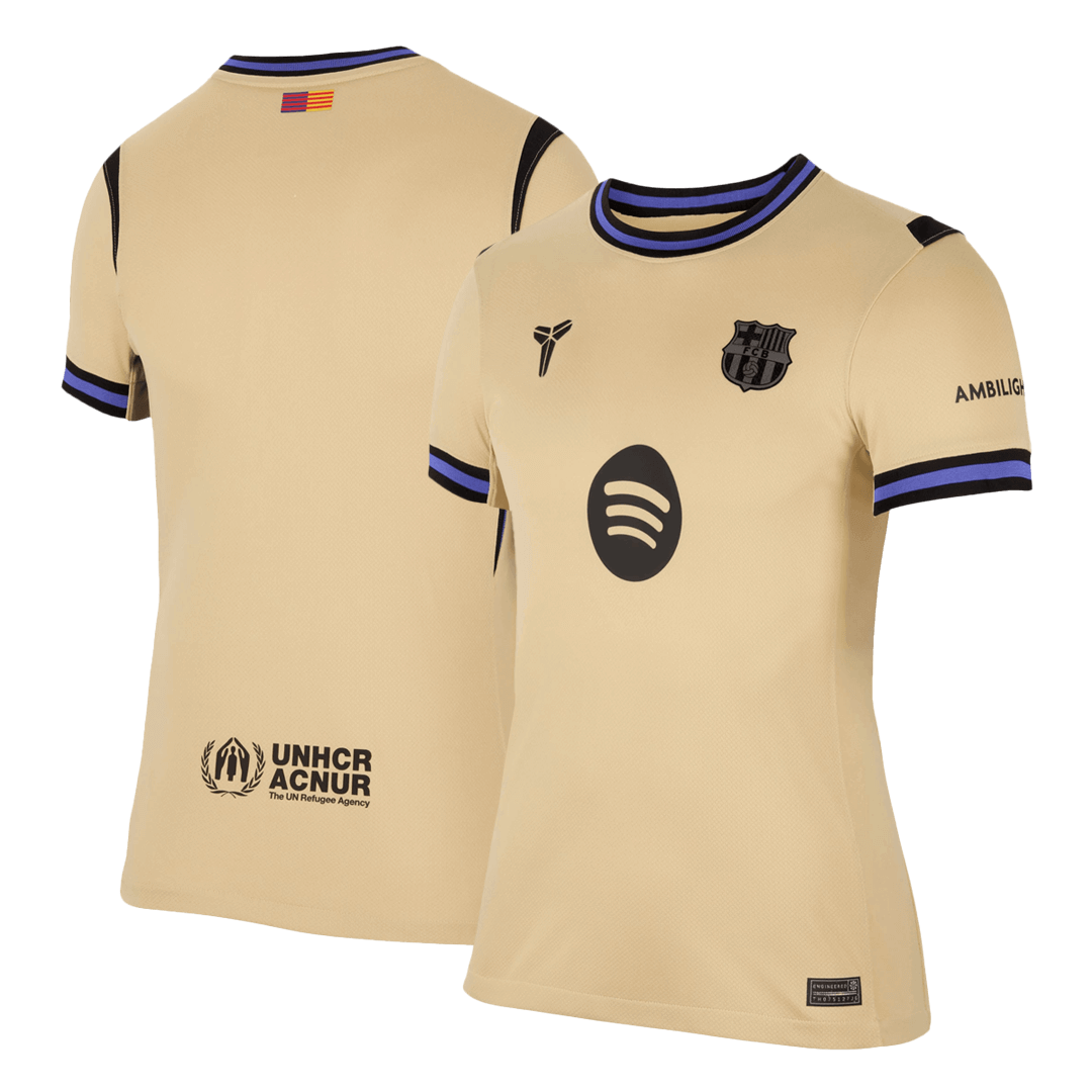 Dames Barcelona Uitshirt 2025/26 Geel