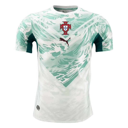 Portugal Extérieur Maillot Coupe du Monde 2026 White&Green Joueur