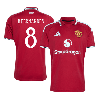 B.FERNANDES #8 Manchester United Domicile Maillot 2026/27 Rouge - UCL