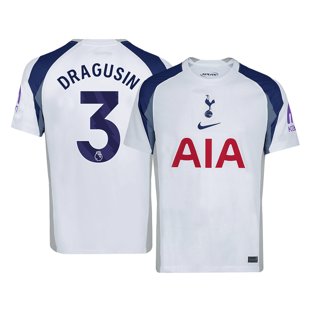 DRAGUSIN #3 Tottenham Hotspur Domicile Maillot 2025/26 Blanc