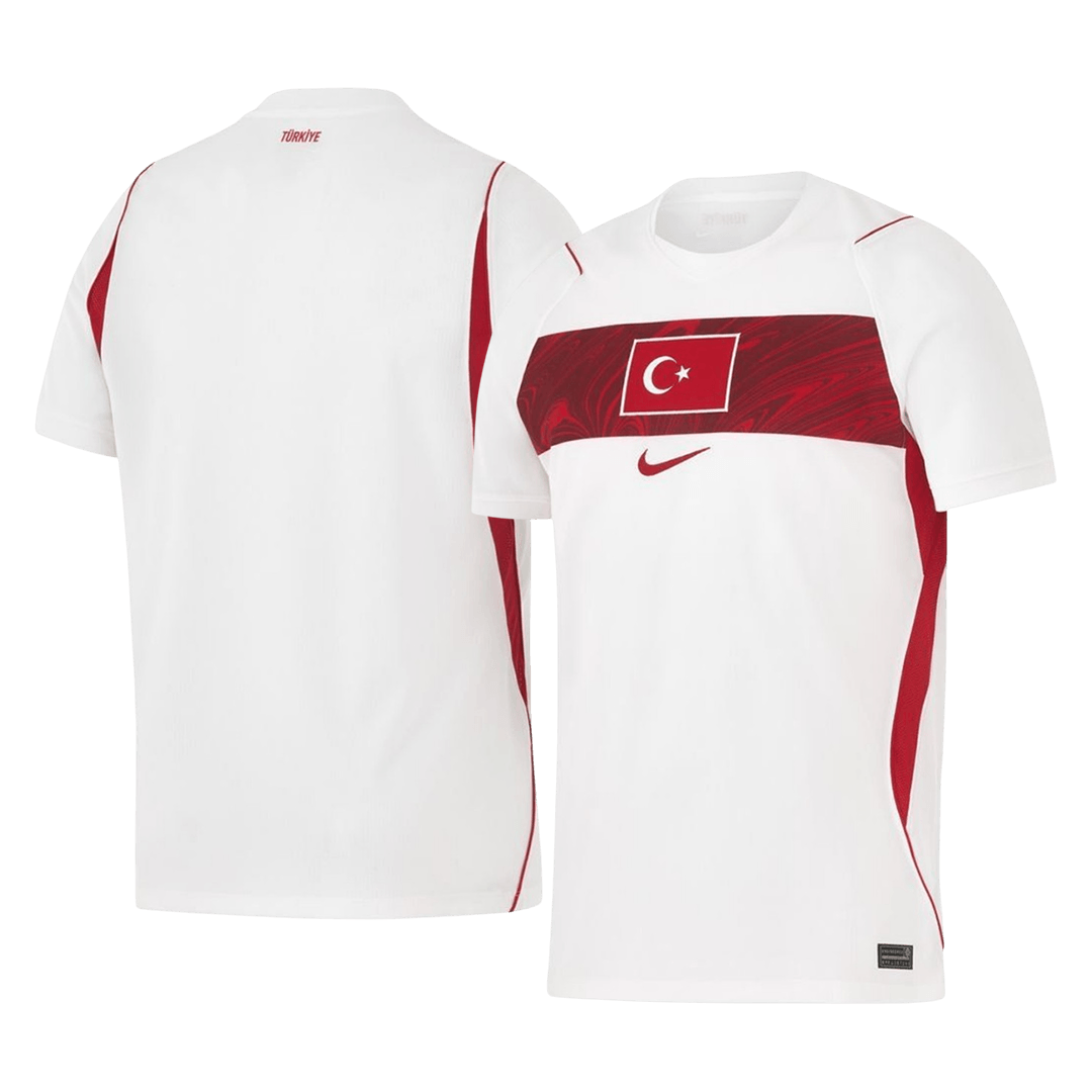 Turkije Uitshirt - Wereldkampioenschap 2026 Wit Grote Maten