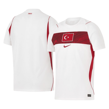 Turkije Uitshirt - Wereldkampioenschap 2026 Wit Grote Maten