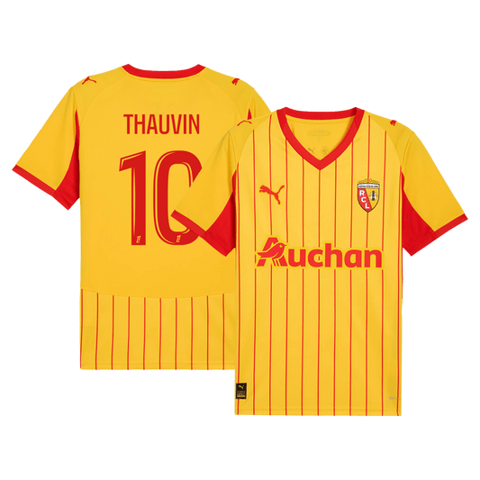 THAUVIN #10 RC Lens Domicile Maillot 2025/26 Rouge&Jaune