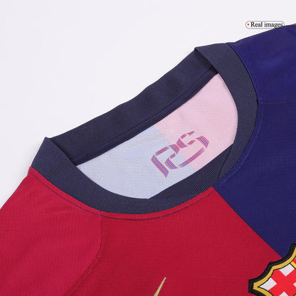 F.DE JONG #21 Barcelone Domicile Maillot 2024/25 Spotify Logo Without Text - Super - Mon Maillot Foot Store