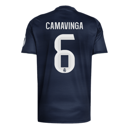 CAMAVINGA #6 Real Madrid Extérieur Maillot 2025/26 Bleu marine
