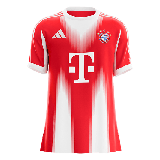 Munich Domicile Maillot 2025/26 Rouge - Super Grande Taille