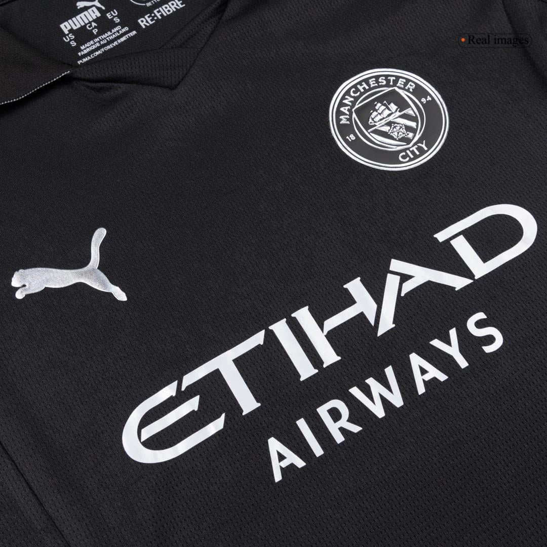 Dames Manchester City Uitshirt 2025/26 Zwart