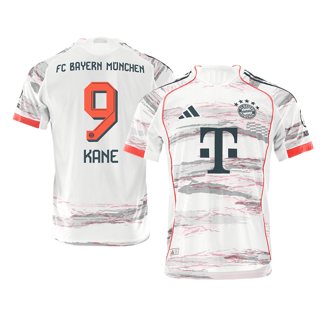KANE #9 Munich Extérieur Maillot 2025/26 Blanc Joueur