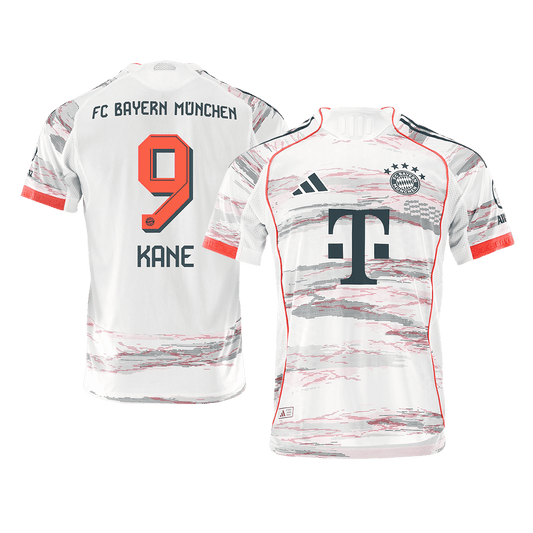 KANE #9 Munich Extérieur Maillot 2025/26 Blanc Joueur