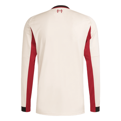 LFC Extérieur Maillot Manches Longues 2025/26 Blanc