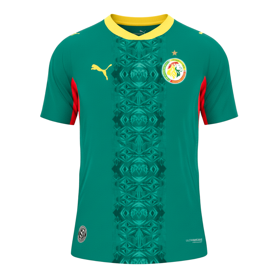 Senegal Extérieur Maillot Coupe du Monde 2026 Vert Grande Taille