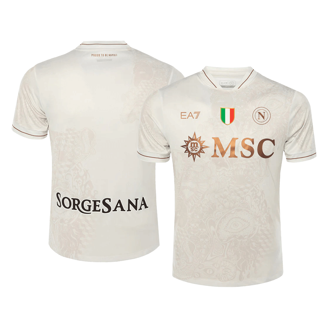 Napoli Extérieur Maillot 2025/26 Grande Taille