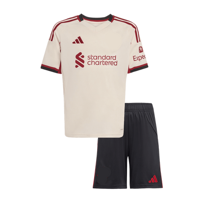 LFC Extérieur Maillot Kit 2025/26 Enfant Blanc
