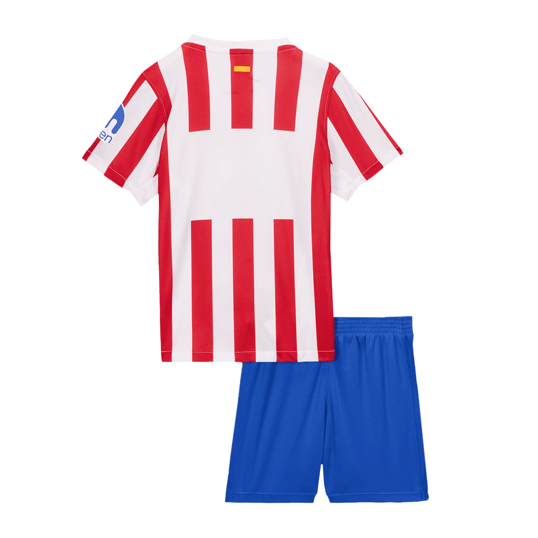 Atlético Domicile Maillot Kit 2025/26 Enfant Red&White