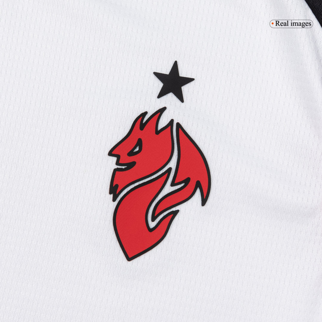 AC Milan Extérieur Maillot Kit 2025/26 Enfant Blanc