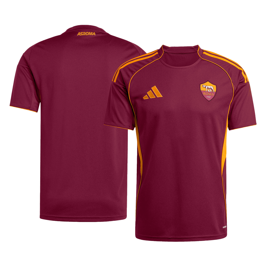 Roma Domicile Maillot Kit 2025/26 Rouge