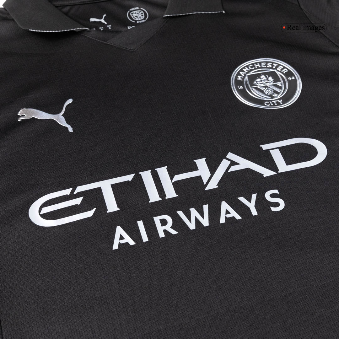 CHERKI #10 Manchester City Extérieur Maillot 2025/26 Noir