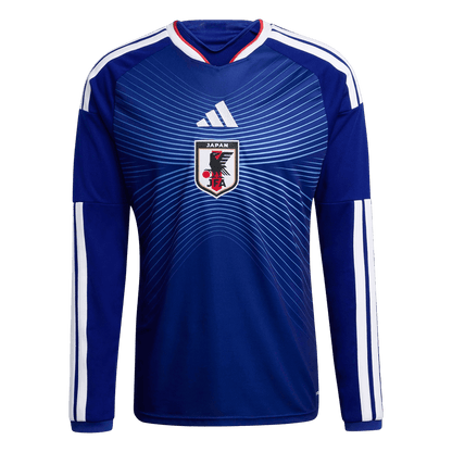 Japon Domicile Maillot Manches Longues - Coupe du Monde 2026 Bleu marine