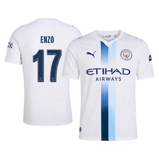 ENZO #17 Manchester City Third Maillot 2026/27 Blanc - UCL
