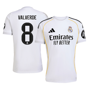 VALVERDE #8 Real Madrid Domicile Maillot 2025/26