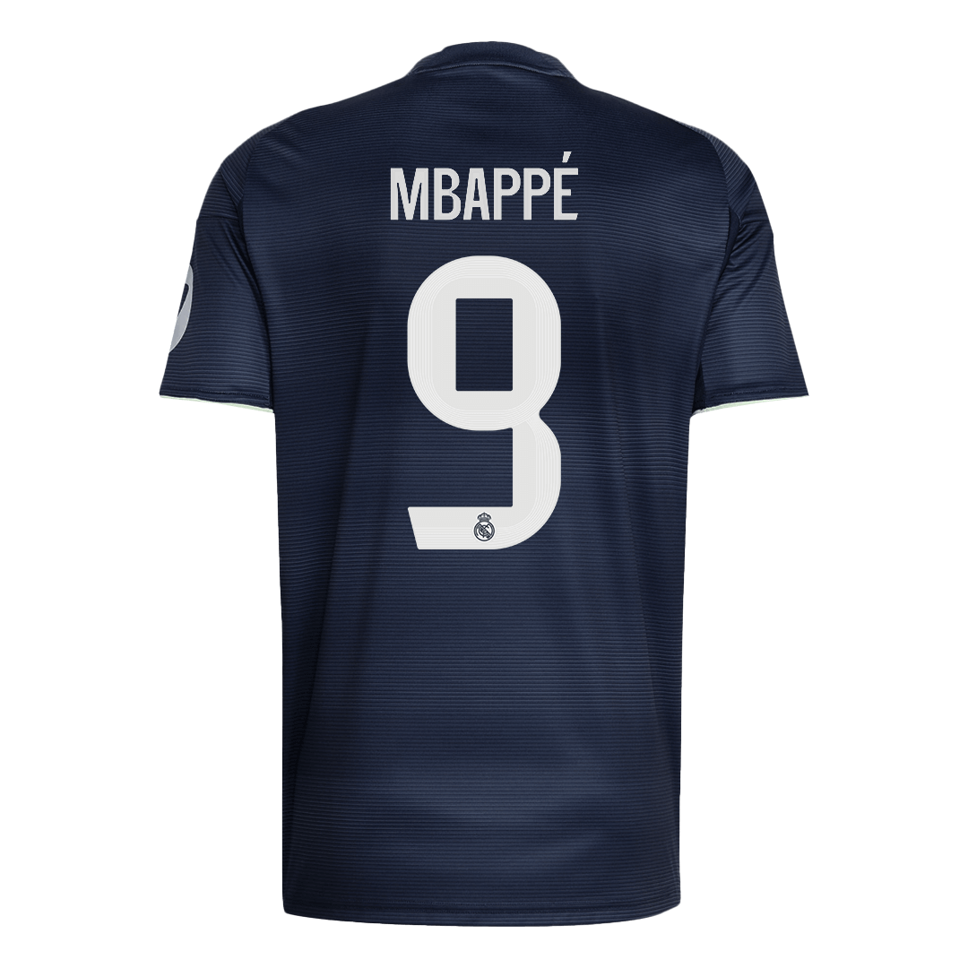 MBAPPÉ #9 Real Madrid Extérieur Maillot 2025/26 Grande Taille