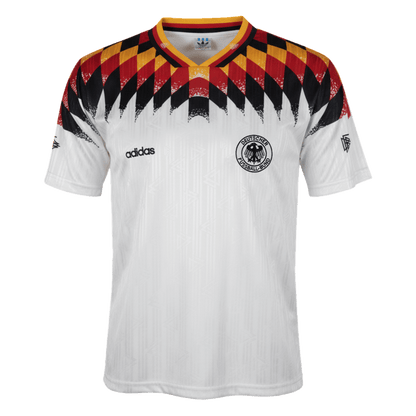 Retro Allemagne Domicile Maillot 1994 Blanc
