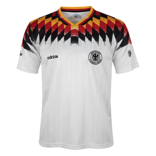 Retro Allemagne Domicile Maillot 1994 Blanc