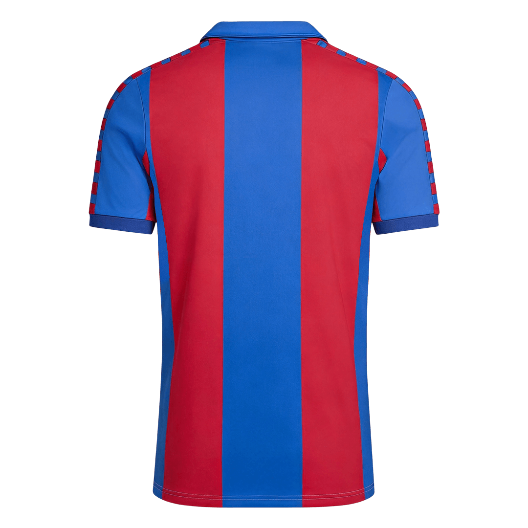 Retro Barcelona Thuis Shirt 1980/82 Blauw&Granaatrood