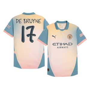 DE BRUYNE #17 Manchester City Fourth Maillot 2024/25 Authentique - Definitely City