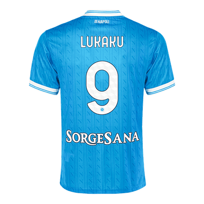 LUKAKU #9 Naples Domicile Maillot 2025/26 Bleu