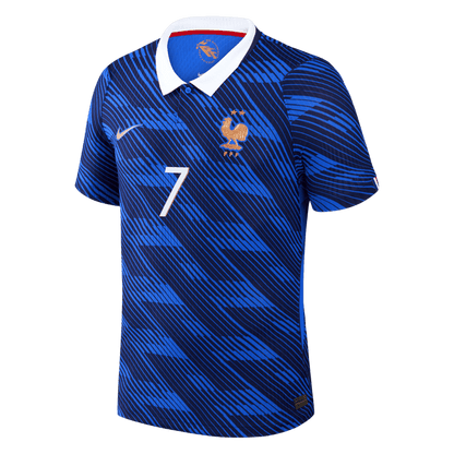 DEMBELE #7 France Domicile Maillot - Coupe du Monde 2026 Bleu Joueur