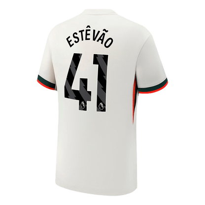 ESTÊVÃO #41 Chelsea Extérieur Maillot 2025/26 Blanc