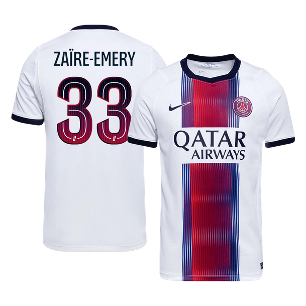 ZAÏRE-EMERY #33 Les Paris Extérieur Maillot 2026/27 Blanc