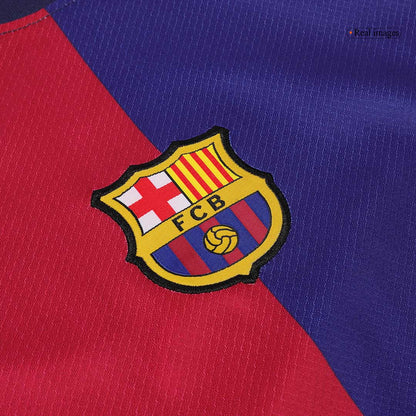 Barcelone Domicile Maillot Kit 2024/25 - Spotify Logo Without Text Enfant - Mon Maillot Foot Store