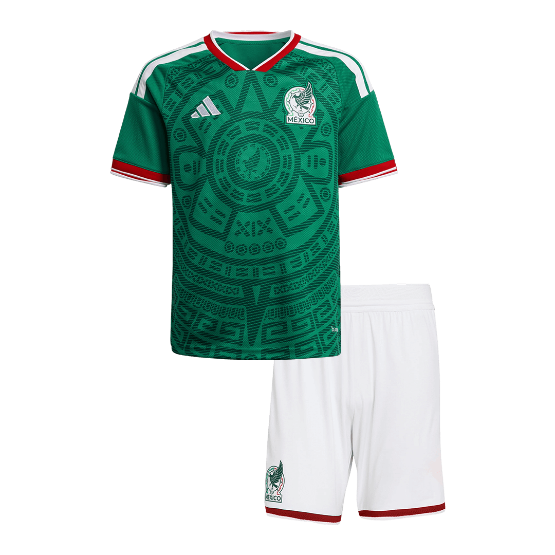 Mexique Domicile Maillot Kit 2025/26 Enfant Vert