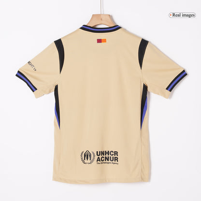 LAMINE YAMAL #10 Barcelone Extérieur Maillot 2025/26 Jaune
