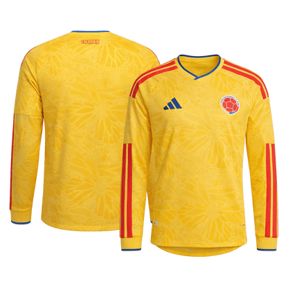 Colombie Domicile Maillot Manches Longues - Coupe du Monde 2026 Jaune
