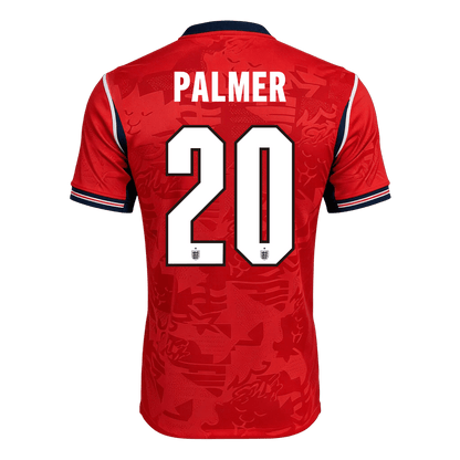 PALMER #20 Engeland Uitshirt - Wereldkampioenschap 2026 Rood