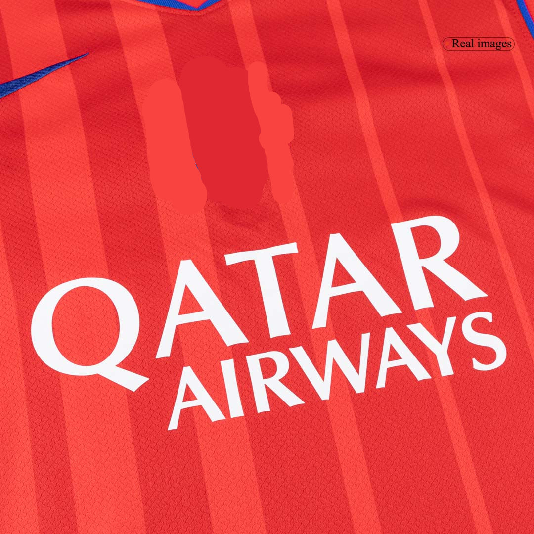 O.DEMBÉLÉ #10 Paris Third Maillot 2025/26 Rouge