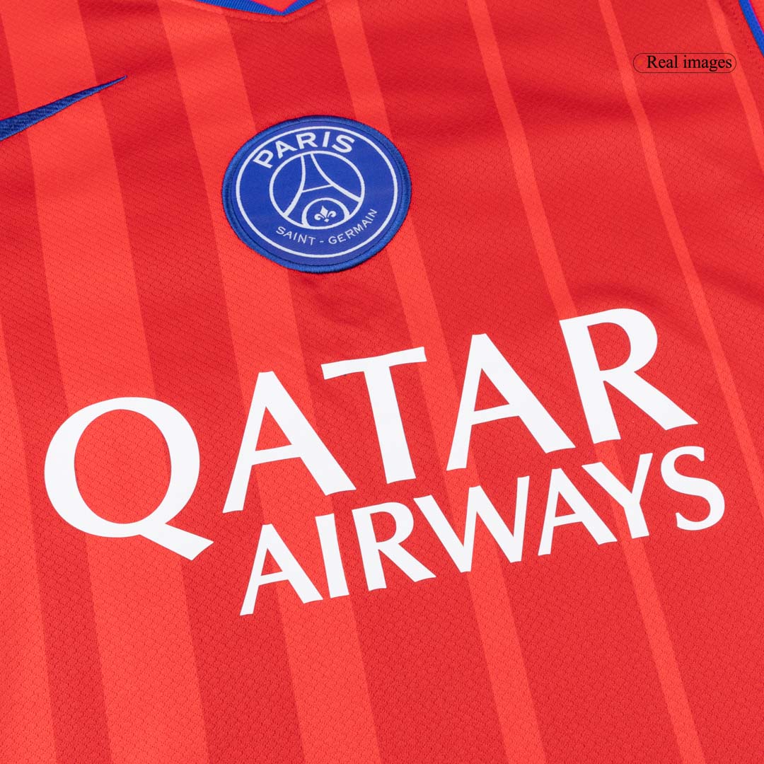 Les Paris Third Maillot Kit 2025/26 Rouge
