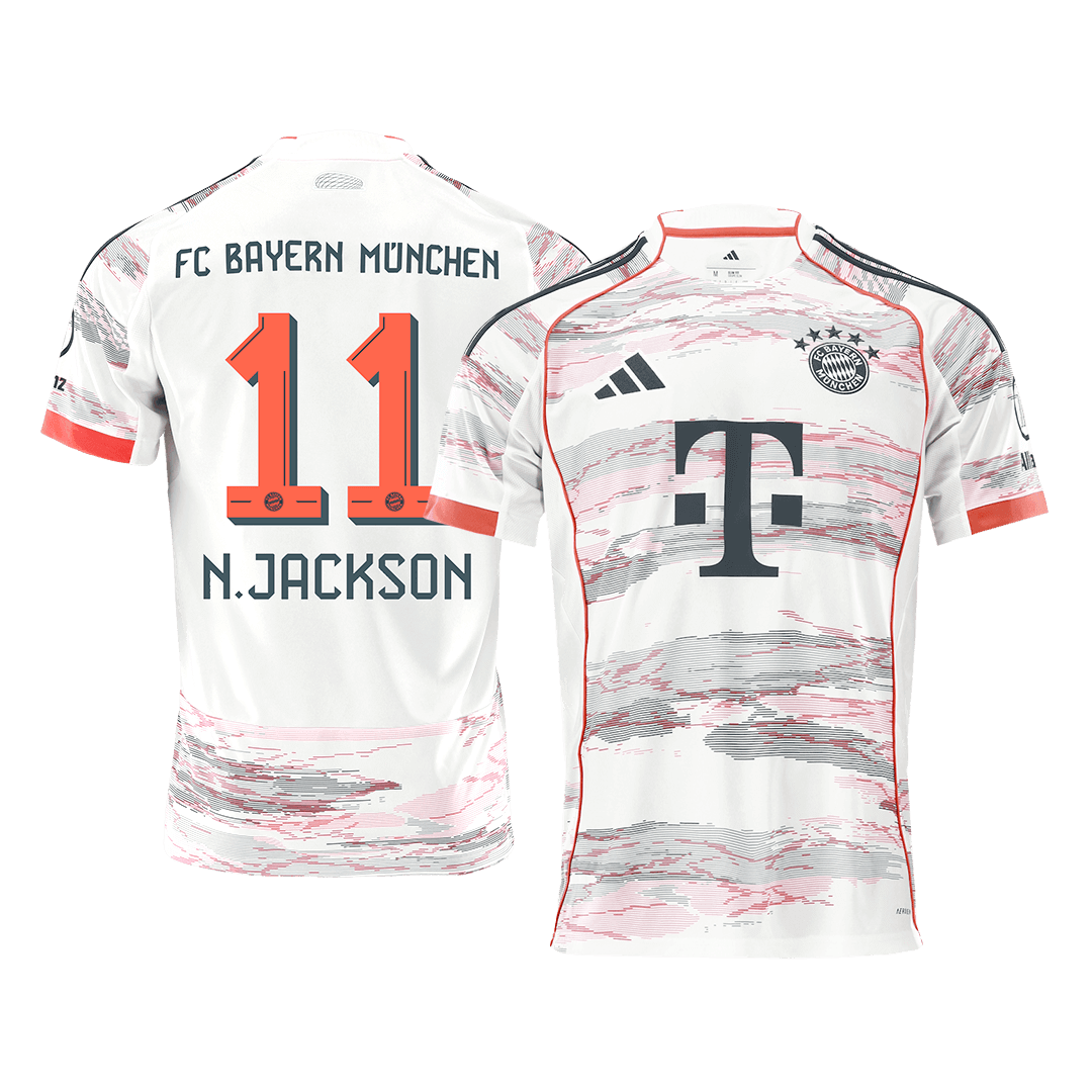 N.JACKSON #11 Munich Extérieur Maillot 2025/26 Blanc