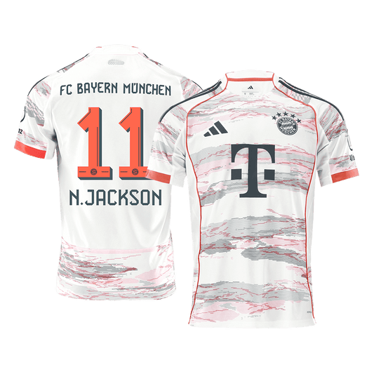 N.JACKSON #11 Munich Extérieur Maillot 2025/26 Blanc