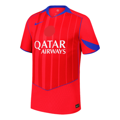 O.DEMBÉLÉ #10 Paris Third Maillot 2025/26 Rouge Authentique