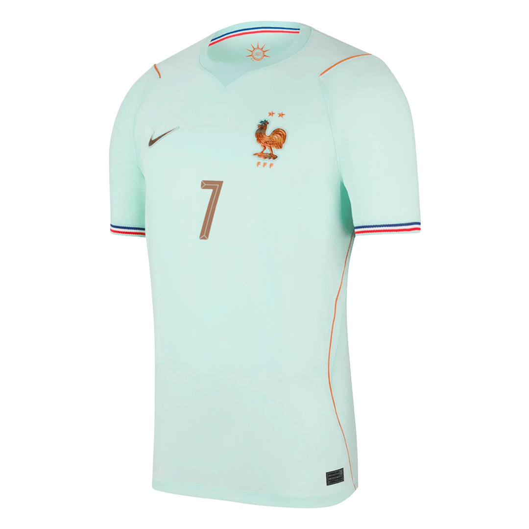 DEMBELE #7 Frankrijk Uitshirt - Wereldbeker 2026 Blauw