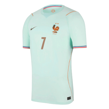 DEMBELE #7 Frankrijk Uitshirt - Wereldbeker 2026 Blauw