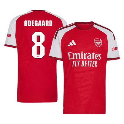 ØDEGAARD #8 Arsenal Domicile Maillot 2026/27 Rouge Joueur - UCL