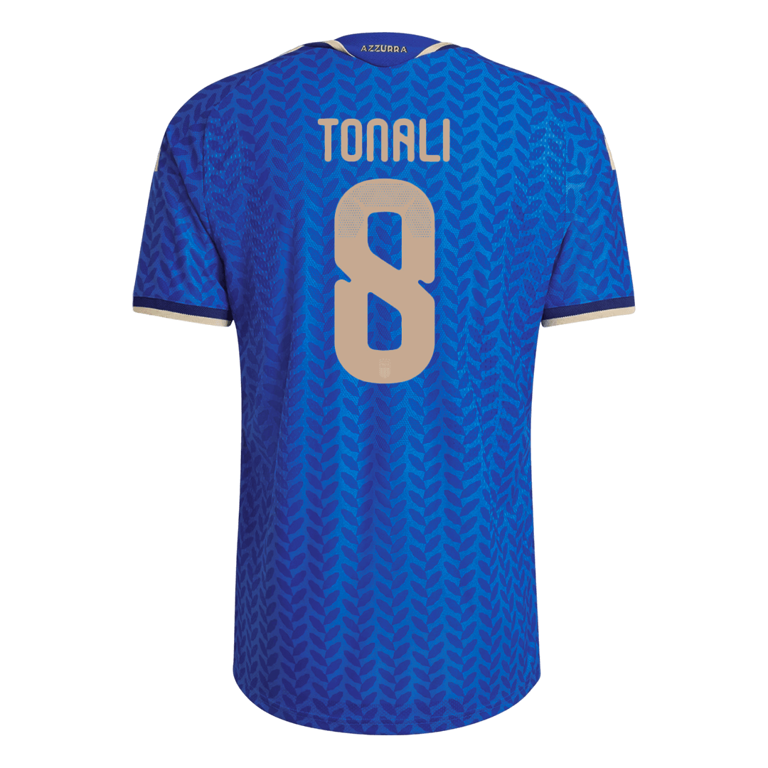 TONALI #8 Italie Domicile Maillot Coupe du Monde 2026 Bleu Joueur